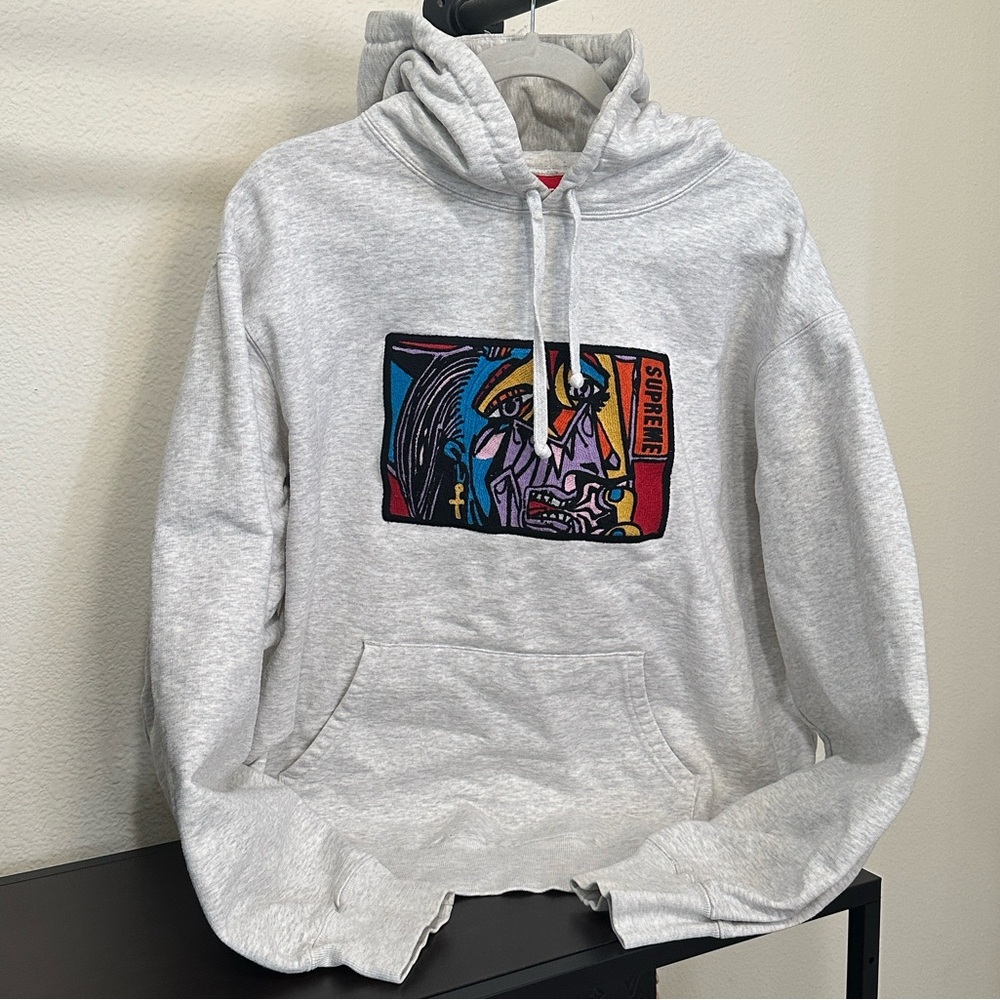 Supreme Picasso Weeping Woman Chainstitch Hooded Sweatshirt